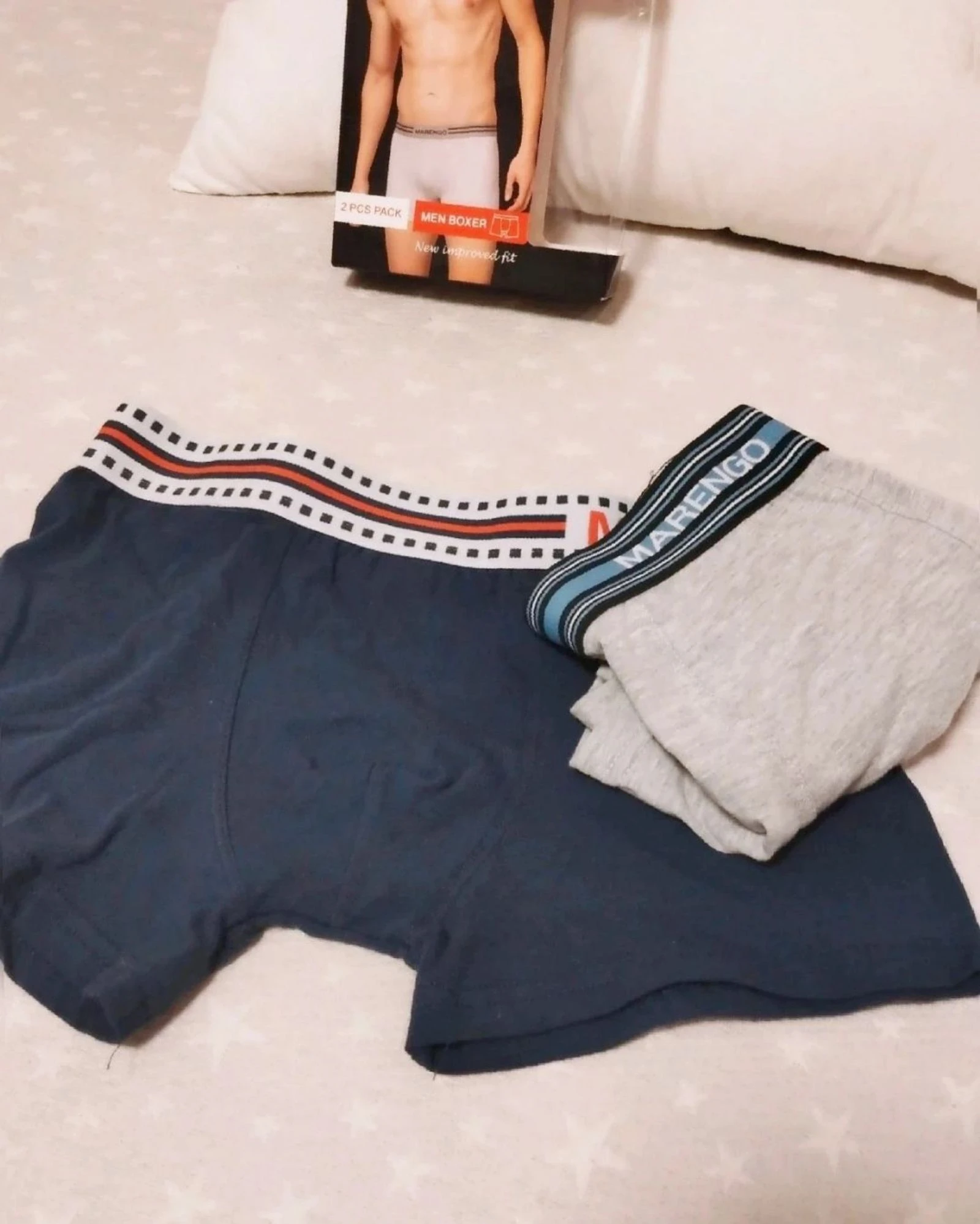 Marengo Pack de 3 boxers de algodón talla M